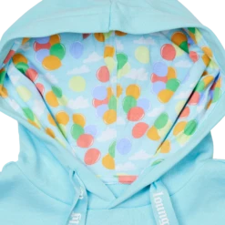 LOUNGEFLY Up 15th Anniversary Color Block Unisex Hoodie 13 LOUNGEFLY Up 15th Anniversary Color Block Unisex Hoodie -Animation Bag Store 99d3f0d77616797be5a55996bbd22904