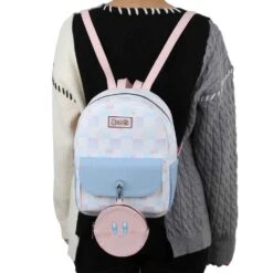 Bioworld Kirby Checkerboard Mini Backpack & Coin Purse -Animation Bag Store 9MRmUdPB3ihj7YNE4aqruoRMmHLhbj9fc2WMIb3x