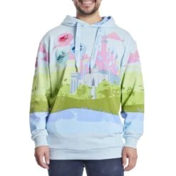 LOUNGEFLY Sleeping Beauty Castle Three Good Fairies Unisex Hoodie -Animation Bag Store 9UvNJN3j9RGdi6RnamhnUUwogOWejhj5ZPxS3JaV