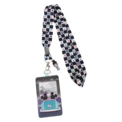 LOUNGEFLY Mickey & Minnie Date Night Drive-In Lanyard With Card Holder
