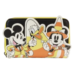 LOUNGEFLY Mickey & Friends Candy Corn Zip-Around Wallet