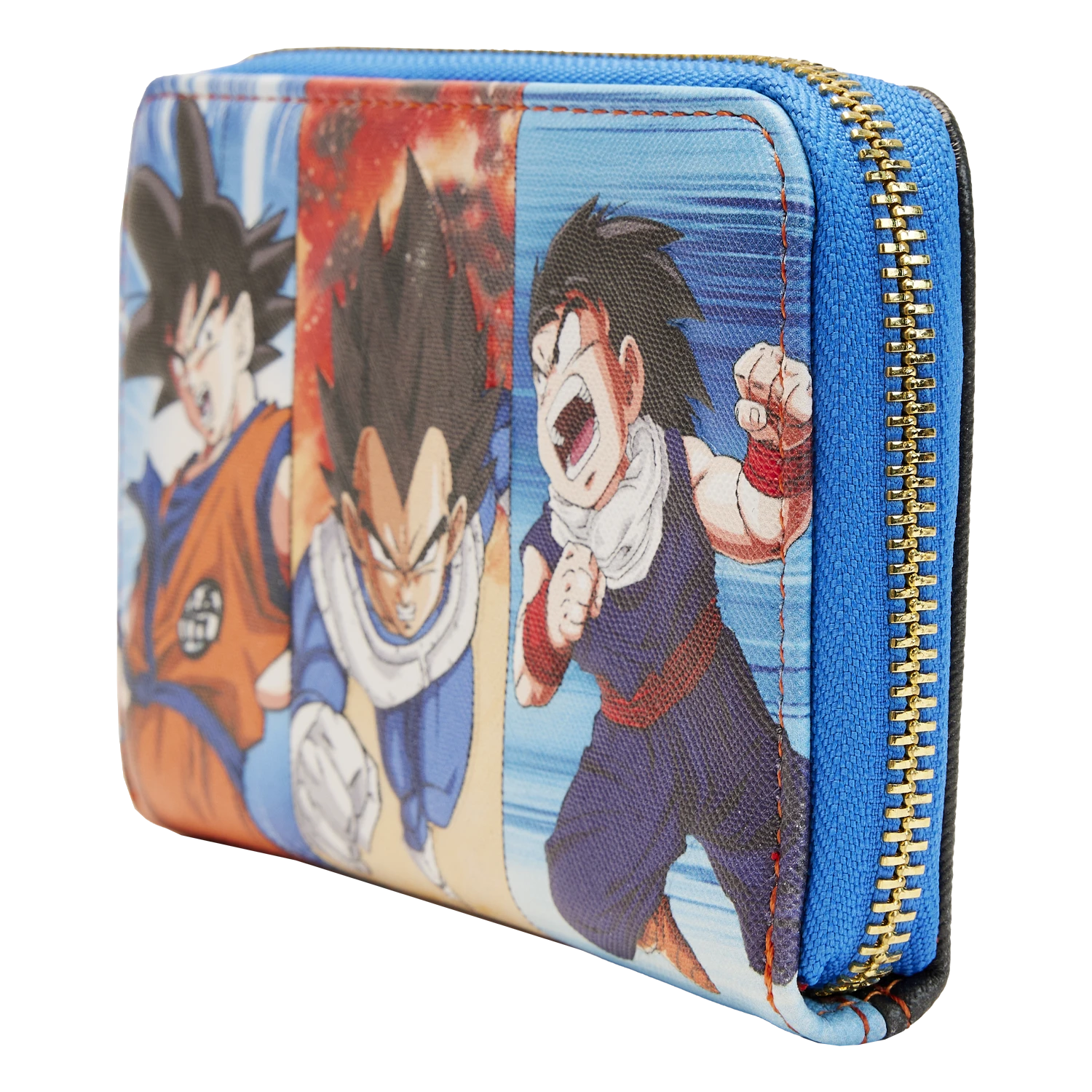 LOUNGEFLY Dragon Ball Z Trio Zip Around Wallet 4 LOUNGEFLY Dragon Ball Z Trio Zip Around Wallet - Image 2
