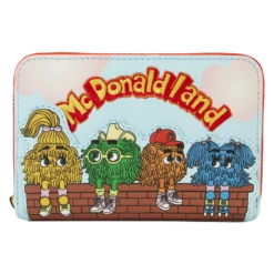 LOUNGEFLY McDonald's Vintage Fry Kids Zip Around Wallet