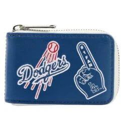 LOUNGEFLY MLB Los Angeles Dodgers Patches Accordion Wallet