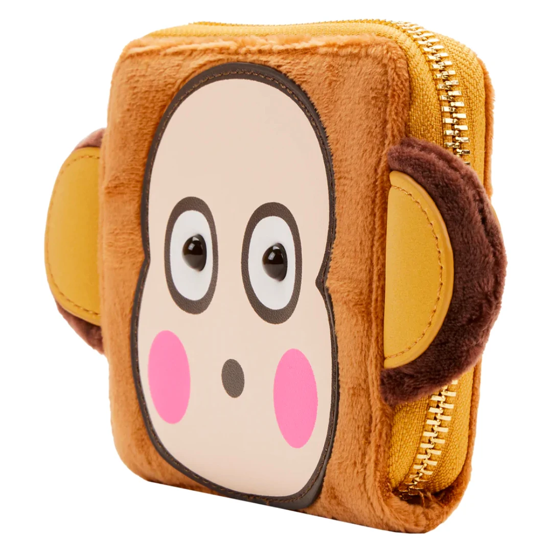 LOUNGEFLY Sanrio Monkichi Cosplay Zip Around Wallet 4 LOUNGEFLY Sanrio Monkichi Cosplay Zip Around Wallet - Image 2