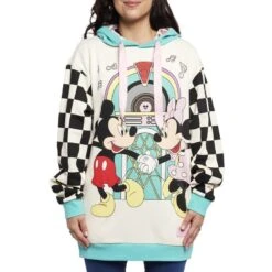 LOUNGEFLY Mickey & Minnie Date Night Diner Jukebox Unisex Hoodie -Animation Bag Store FI9gO4qsev63EnxjVB83HBZlpzGZ4EoaIGssnKCQ