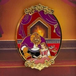 LOUNGEFLY Beauty And The Beast Fireplace Lenticular Enamel Pin -Animation Bag Store FKaxLCsZKWuelUZM01XIbZ6hieSe5bZDChiKaHZp