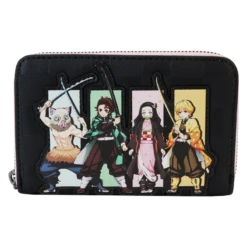 LOUNGEFLY Demon Slayer Heroes Group Zip Around Wallet