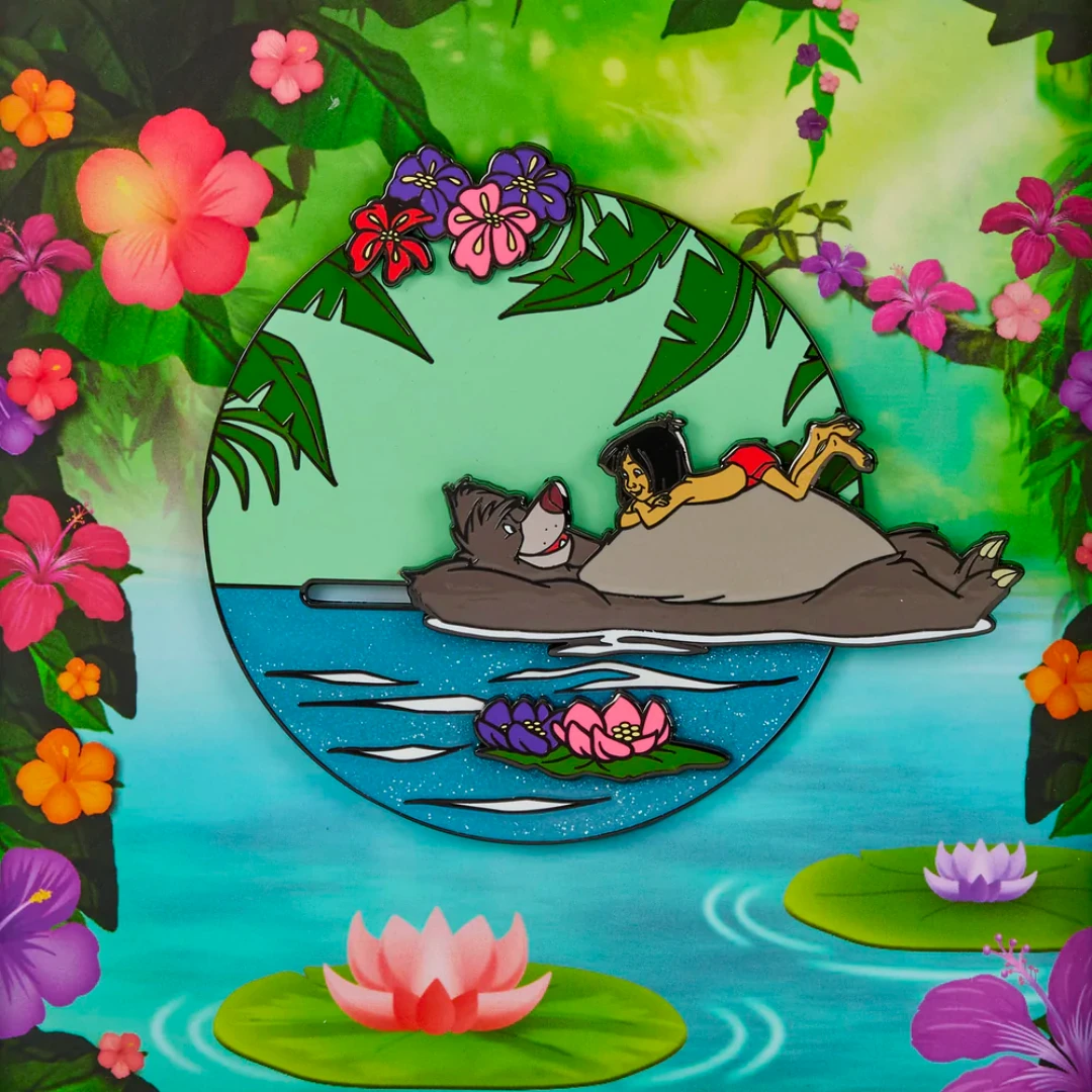 Loungefly Jungle Book Baloo Belly 3" Collector Box Pin 7 Loungefly Jungle Book Baloo Belly 3" Collector Box Pin - Image 5
