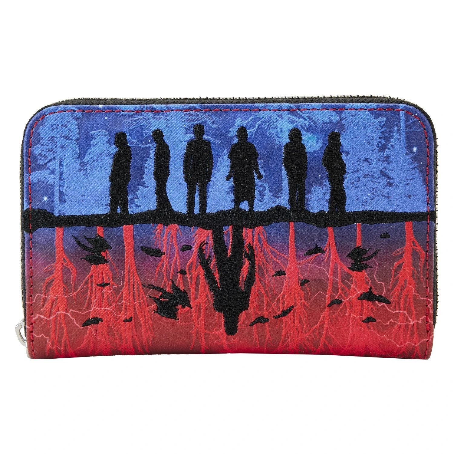 LOUNGEFLY Stranger Things Upside Down Shadows Zip-Around Wallet 3 LOUNGEFLY Stranger Things Upside Down Shadows Zip-Around Wallet