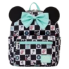 LOUNGEFLY Mickey & Minnie Date Night Diner Checkered All-Over Print Nylon Mini Backpack -Animation Bag Store KngcK2kVy9u8Jl6BKzpoIzn0lPBIwxdnDu20ZFLO