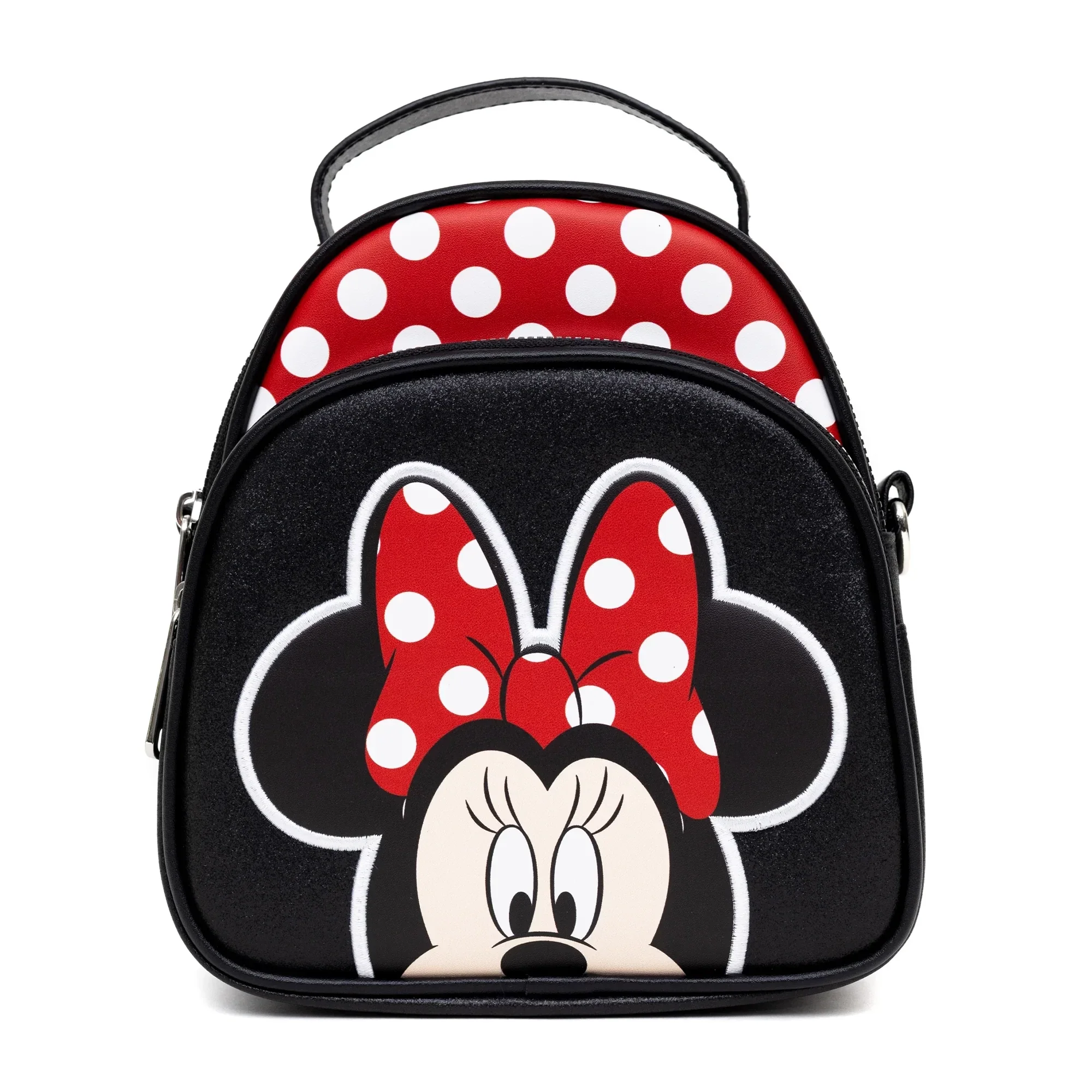 Minnie Mouse Close Up Autograph Crossbody Bag With Handles 3 Minnie Mouse Close Up Autograph Crossbody Bag With Handles