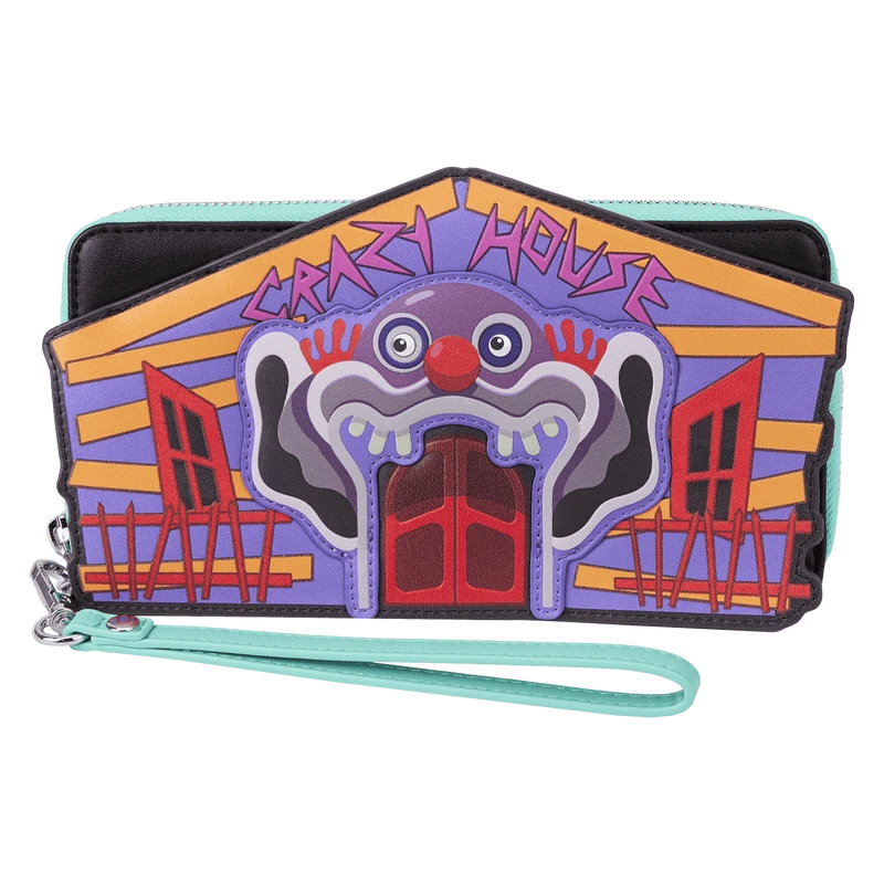 LOUNGEFLY Killer Klowns From Outer Space Zip-Around Wristlet Wallet 3 LOUNGEFLY Killer Klowns From Outer Space Zip-Around Wristlet Wallet