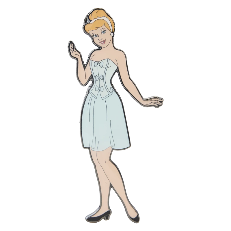 LOUNGEFLY Cinderella Paper Dolls Magnetic Pin Set 7 LOUNGEFLY Cinderella Paper Dolls Magnetic Pin Set - Image 5