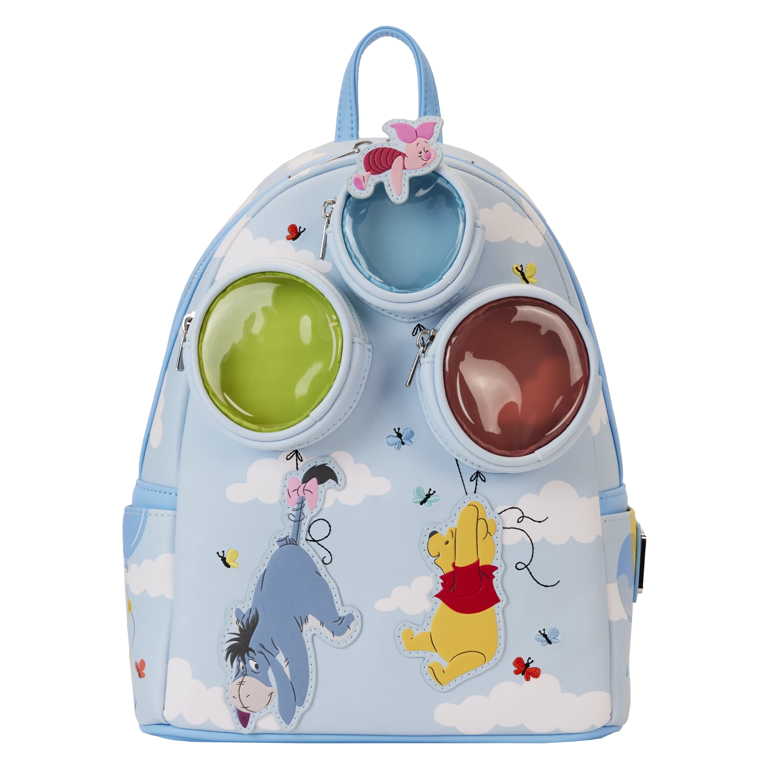 LOUNGEFLY Winnie The Pooh & Friends Floating Balloons Mini Backpack 3 LOUNGEFLY Winnie The Pooh & Friends Floating Balloons Mini Backpack