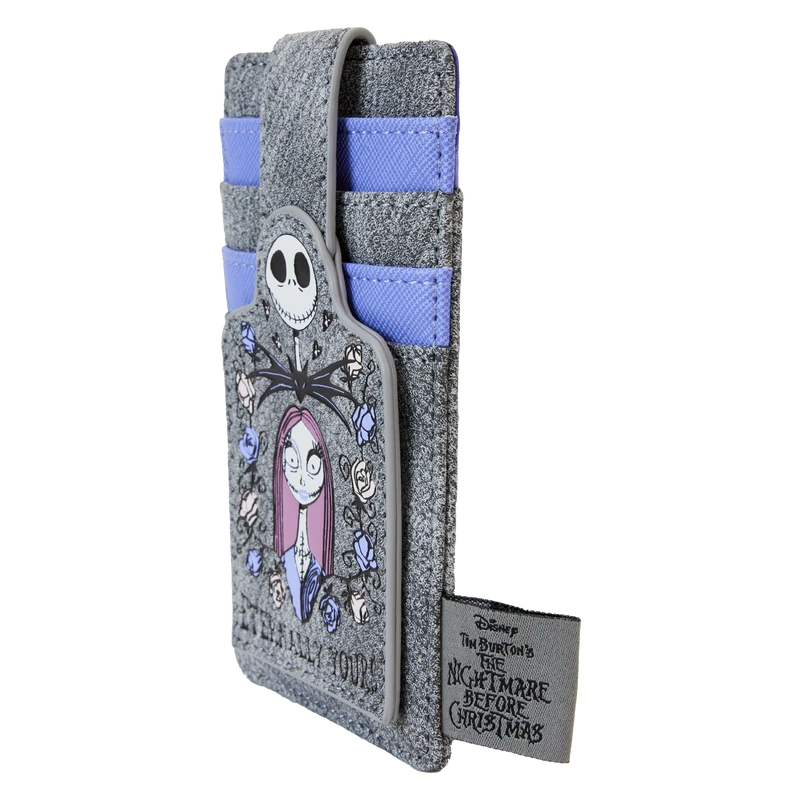 LOUNGEFLY Nightmare Before Christmas Jack & Sally Eternally Yours Tombstone Card Holder 4 LOUNGEFLY Nightmare Before Christmas Jack & Sally Eternally Yours Tombstone Card Holder - Image 2