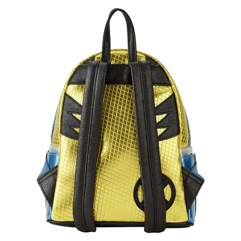 LOUNGEFLY Marvel Metallic X-Men Wolverine Cosplay Mini Backpack 6 LOUNGEFLY Marvel Metallic X-Men Wolverine Cosplay Mini Backpack - Image 4