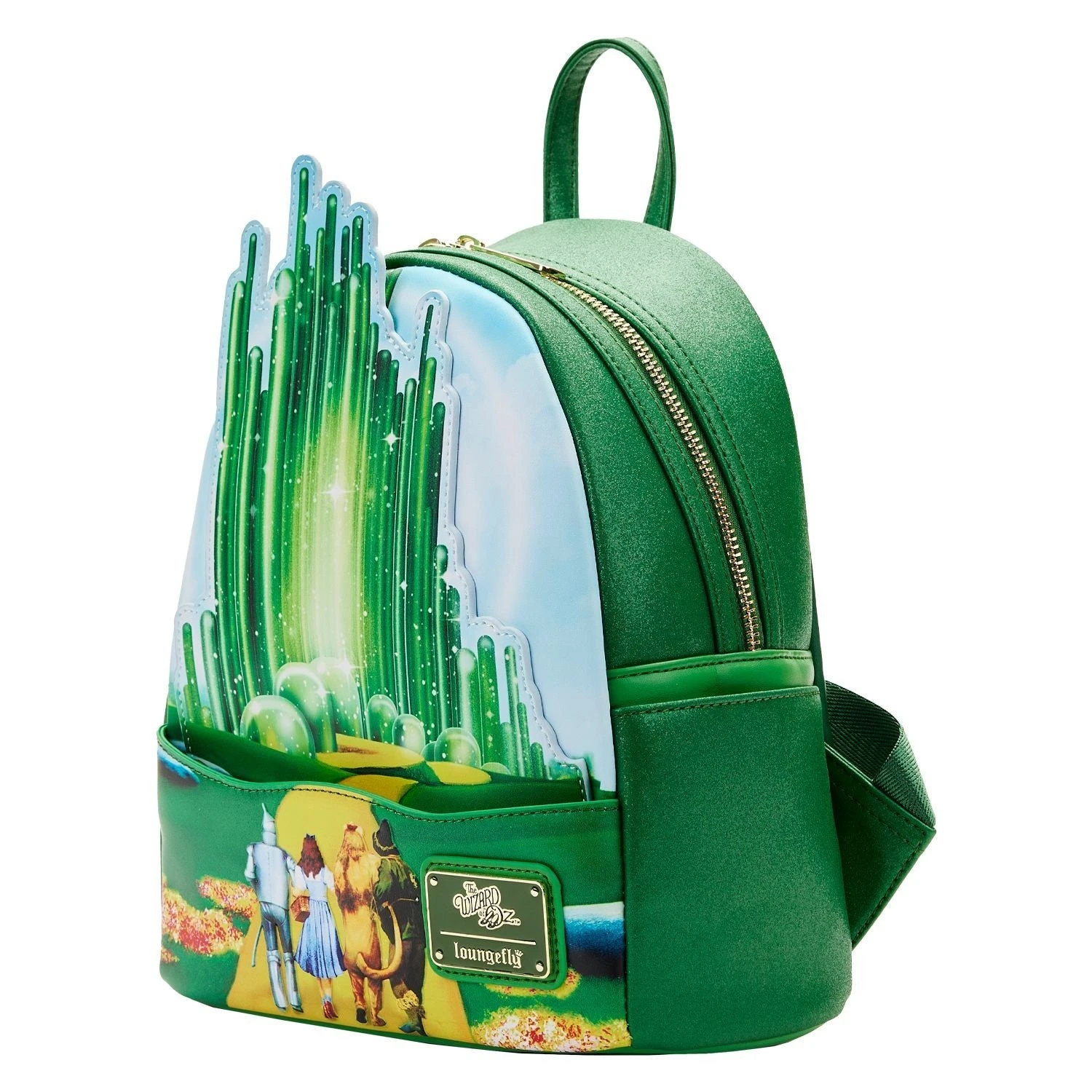 LOUNGEFLY Wizard Of Oz Emerald City Mini Backpack 4 LOUNGEFLY Wizard Of Oz Emerald City Mini Backpack - Image 2