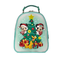 LOUNGEFLY Disney Sensational Six Home For The Holidays Light-Up Mini Backpack
