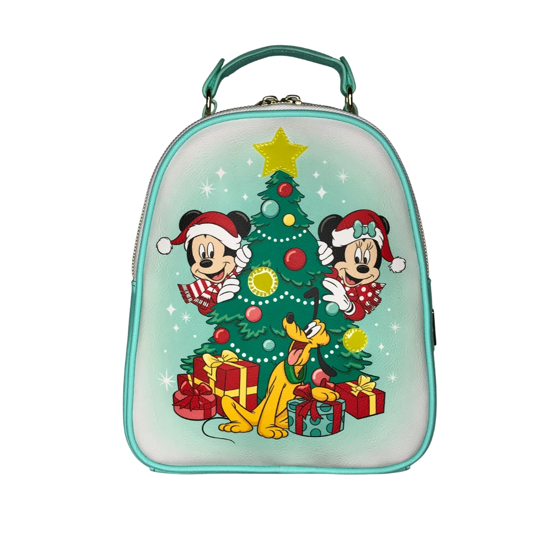 LOUNGEFLY Disney Sensational Six Home For The Holidays Light-Up Mini Backpack 3 LOUNGEFLY Disney Sensational Six Home For The Holidays Light-Up Mini Backpack
