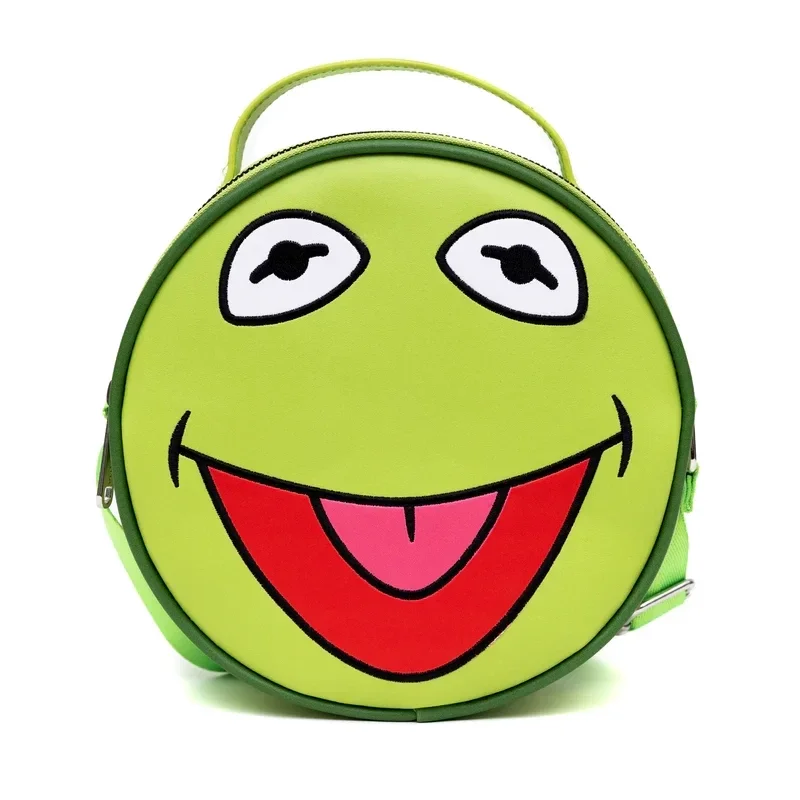 The Muppets Kermit Face Round Crossbody Bag 3 The Muppets Kermit Face Round Crossbody Bag