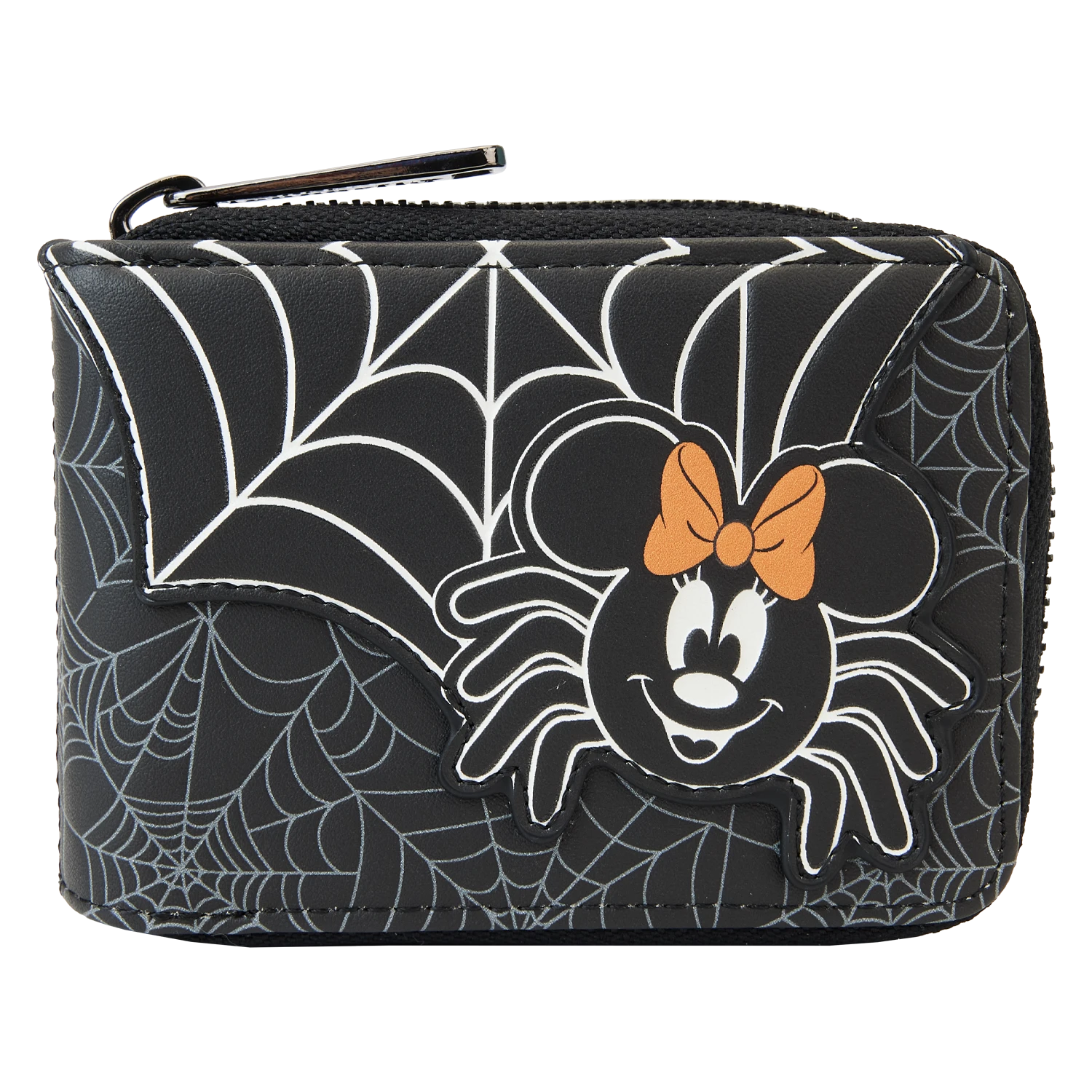 LOUNGEFLY Minnie Mouse Spider Glow Accordion Wallet 3 LOUNGEFLY Minnie Mouse Spider Glow Accordion Wallet