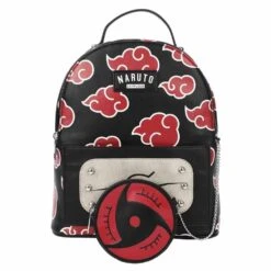 Bioworld Naruto Shippuden Cloud Mini Backpack & Sharingan Coin Purse