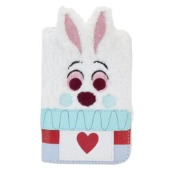 LOUNGEFLY Alice In Wonderland White Rabbit Cosplay Zip Around Wallet