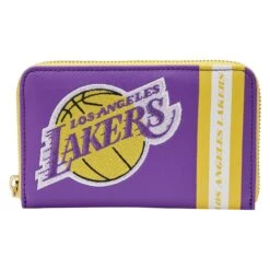 LOUNGEFLY NBA Los Angeles Lakers Patch Icons Zip Around Wallet