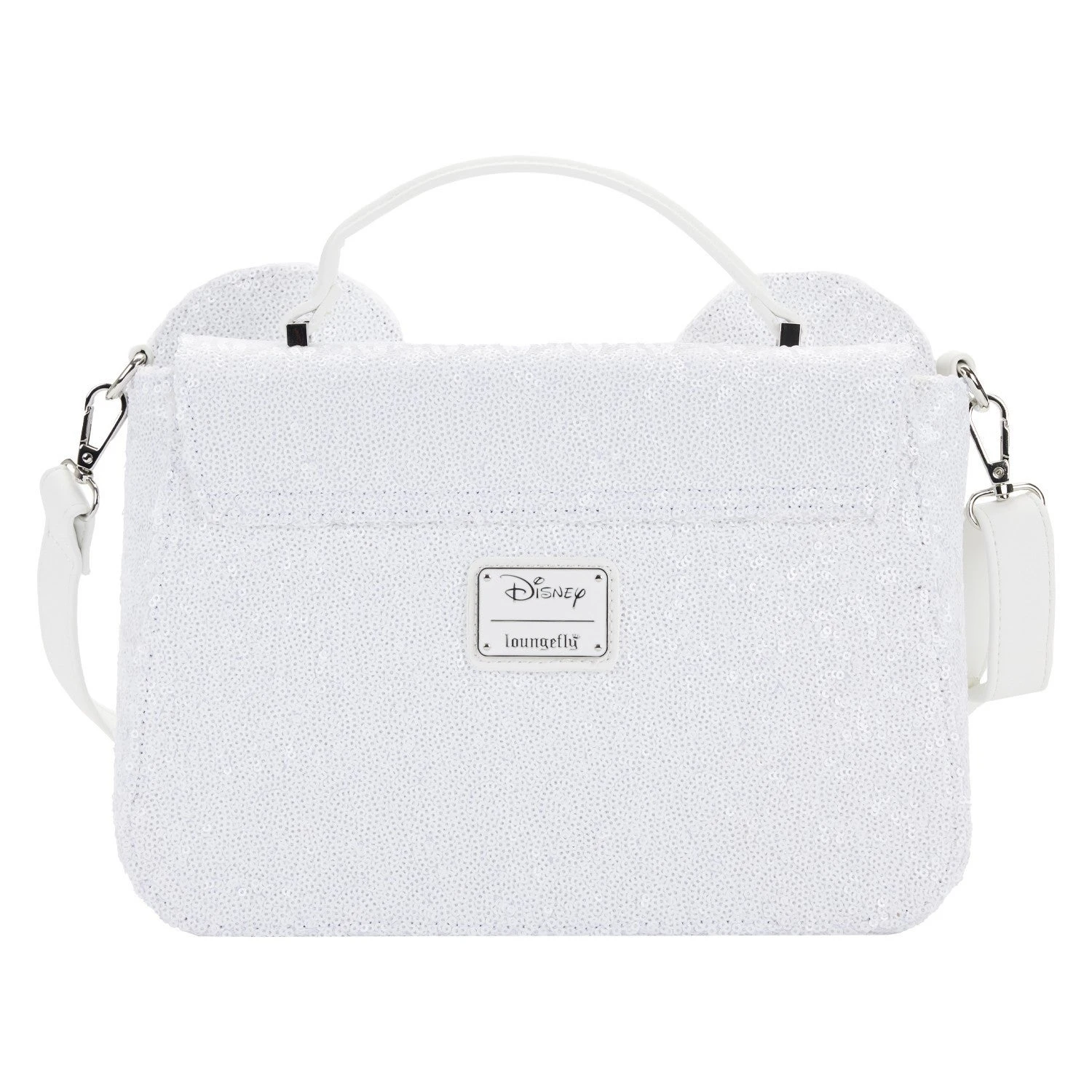 Loungefly Minnie Mouse Sequin Wedding Crossbody 7 Loungefly Minnie Mouse Sequin Wedding Crossbody - Image 5