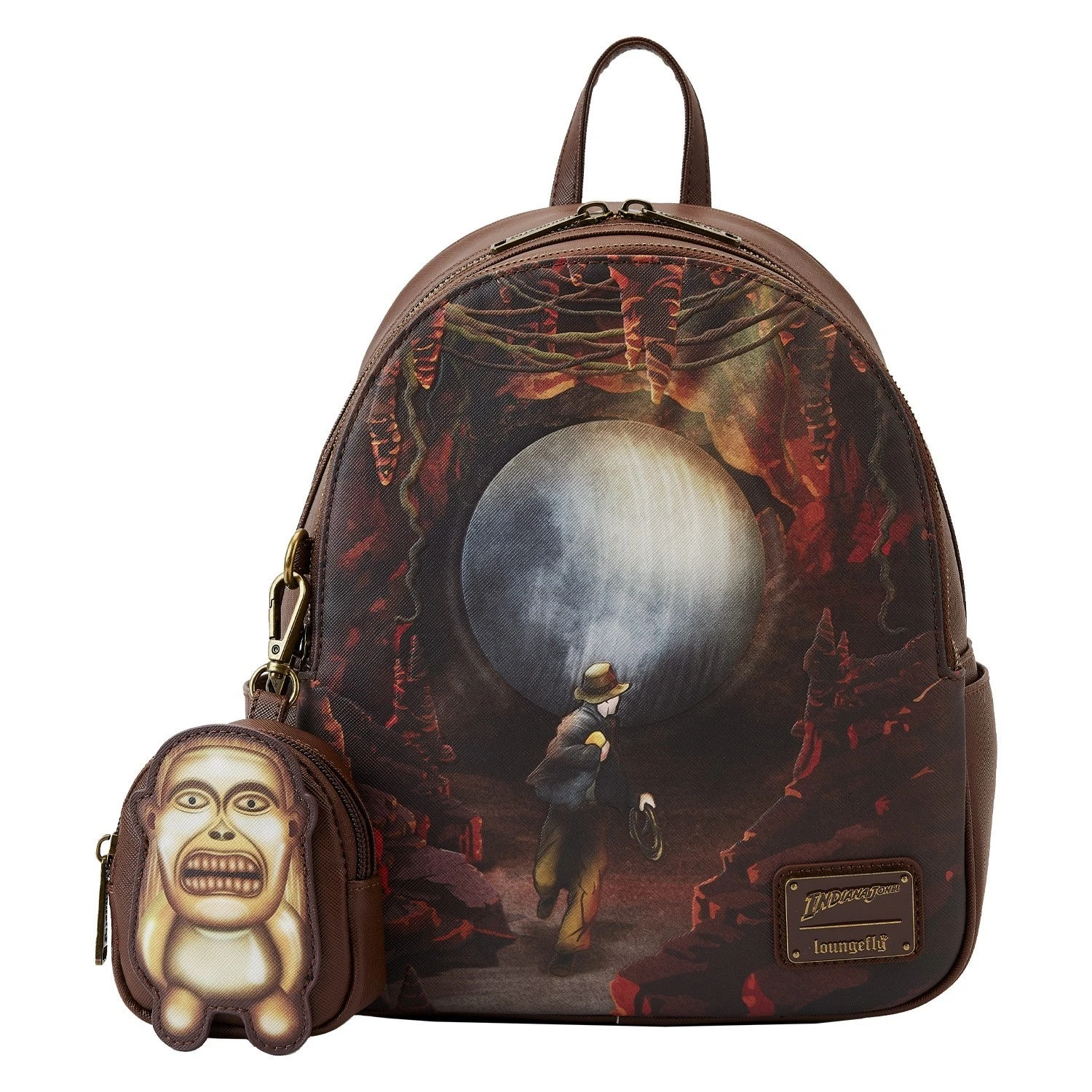 LOUNGEFLY Indiana Jones Raiders Of The Lost Ark Mini Backpack With Coin Purse 3 LOUNGEFLY Indiana Jones Raiders Of The Lost Ark Mini Backpack With Coin Purse