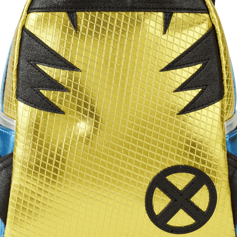 LOUNGEFLY Marvel Metallic X-Men Wolverine Cosplay Mini Backpack 7 LOUNGEFLY Marvel Metallic X-Men Wolverine Cosplay Mini Backpack - Image 5
