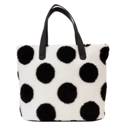 LOUNGEFLY Minnie Mouse Rocks The Dots Classic Sherpa Tote Bag -Animation Bag Store U9eU8ARfHSerdraGy4wrjNFPmXZiO6DuNcJtKPX2