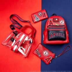 LOUNGEFLY MLB Los Angeles Angels Patches Mini Backpack -Animation Bag Store VPMUcKQqFC7I1NwHEH7CJSGvR0n2ZWOpYZlCKaEr