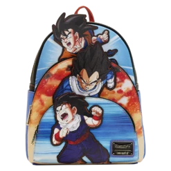 LOUNGEFLY Dragon Ball Z Triple Pocket Backpack