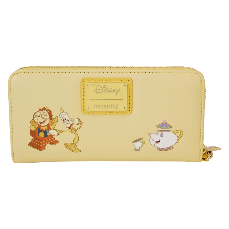 LOUNGEFLY Beauty And The Beast Princess Series Lenticular Zip Around Wristlet Wallet 7 LOUNGEFLY Beauty And The Beast Princess Series Lenticular Zip Around Wristlet Wallet - Image 5