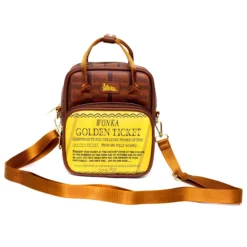 Willy Wonka Golden Ticket Wonka Bar Crossbody With Handles -Animation Bag Store WE6SvTEwcfl2awfyqnXnqmwL61WVV4cs8TyvkxD1