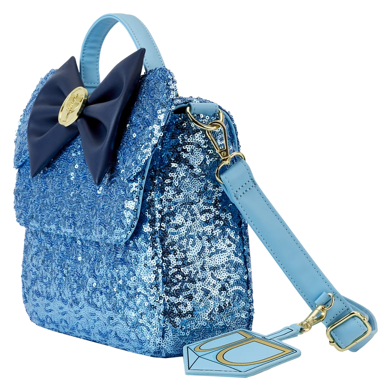LOUNGEFLY Minnie Mouse Hanukkah Sequin Crossbody Bag 5 LOUNGEFLY Minnie Mouse Hanukkah Sequin Crossbody Bag - Image 3