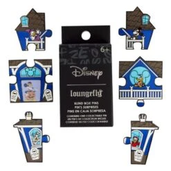LOUNGEFLY Mickey & Friends Haunted House Blind Box Pins