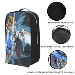 Bioworld The Legend Of Zelda Breath Of The Wild Sublimated Laptop Backpack -Animation Bag Store YKG1EtV86JOlgD8YXgTO4utUPJRDXU09K34CPRK8