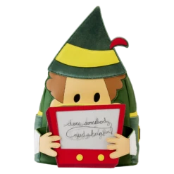 LOUNGEFLY Elf 20th Anniversary Cosplay Lenticular Mini Backpack