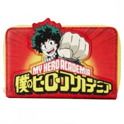 LOUNGEFLY My Hero Academia Izuku Punch Zip Around Wallet