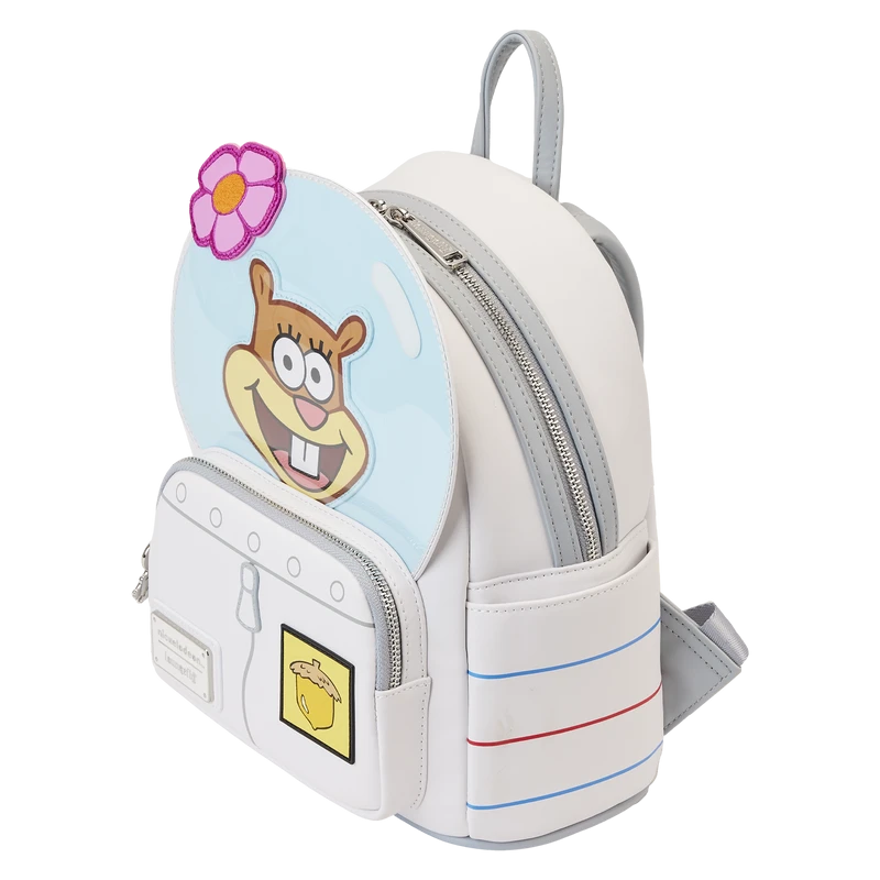 LOUNGEFLY SpongeBob SquarePants Sandy Cheeks Cosplay Mini Backpack 5 LOUNGEFLY SpongeBob SquarePants Sandy Cheeks Cosplay Mini Backpack - Image 3
