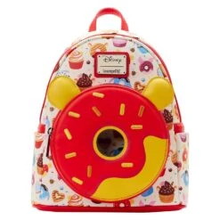 LOUNGEFLY Winnie The Pooh Sweets Poohnut Pocket Mini Backpack