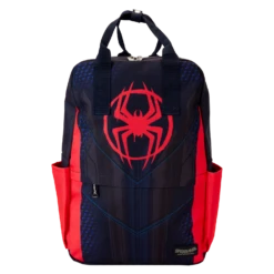LOUNGEFLY Spider-Verse Miles Morales Suit Nylon Full-Size Backpack