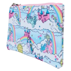 LOUNGEFLY My Little Pony Sky Scene All-Over Print Nylon Zipper Pouch Wristlet -Animation Bag Store a789ca1bb58aed51263e5eead8cb3acc
