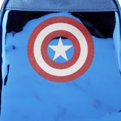 LOUNGEFLY Marvel Metallic Captain America Cosplay Mini Backpack -Animation Bag Store aEDN7nKx7CkWTjHTYAP6v4iSaDal2xFY8TlrMoBP