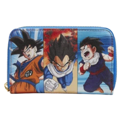 LOUNGEFLY Dragon Ball Z Trio Zip Around Wallet