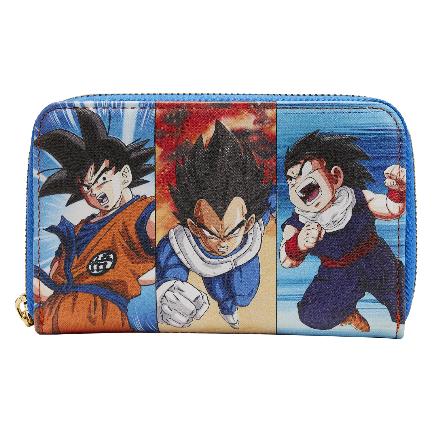 LOUNGEFLY Dragon Ball Z Trio Zip Around Wallet 3 LOUNGEFLY Dragon Ball Z Trio Zip Around Wallet