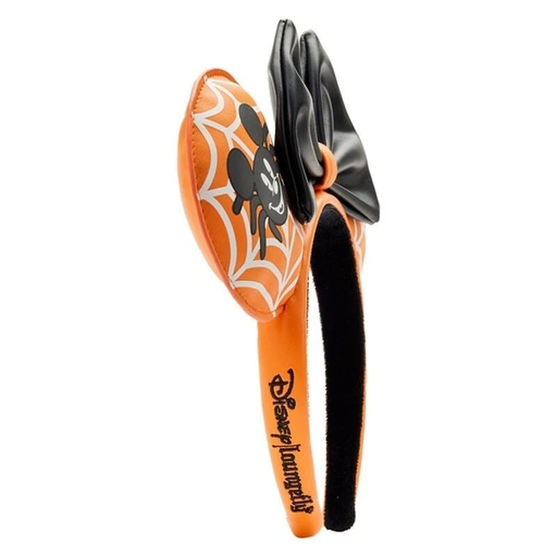 LOUNGEFLY Stitch Shoppe Mickey & Minnie Mouse Spider Glow Ear Headband 5 LOUNGEFLY Stitch Shoppe Mickey & Minnie Mouse Spider Glow Ear Headband - Image 3